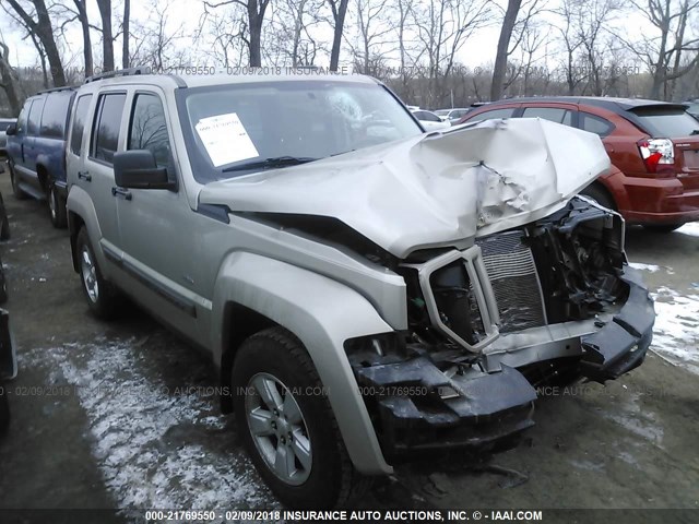 1J4PN2GK7AW154278 - 2010 JEEP LIBERTY SPORT TAN photo 1