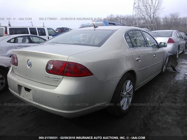 1G4HD57227U221948 - 2007 BUICK LUCERNE CXL GOLD photo 4