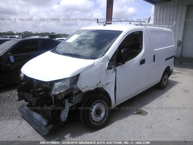 3N63M0YN3FK693419 - 2015 CHEVROLET CITY EXPRESS LS WHITE photo 2