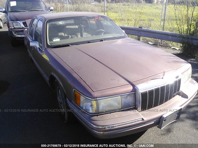1LNLM81W6NY715999 - 1992 LINCOLN TOWN CAR EXECUTIVE PINK photo 1