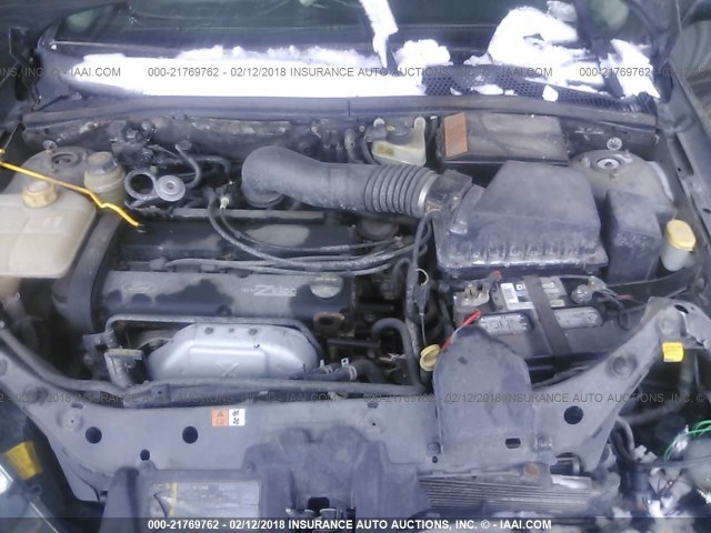 1FAFP38372W308455 - 2002 FORD FOCUS ZTS GRAY photo 10