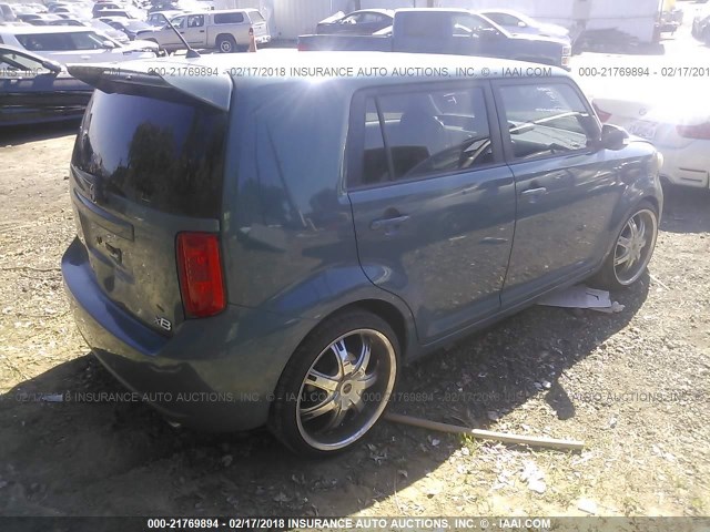 JTLKE50E581001707 - 2008 TOYOTA SCION XB ტალღისფერი ფოტო 4