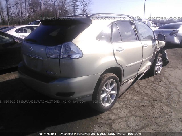 2T2HK31U99C118613 - 2009 LEXUS RX 350 GREEN photo 4