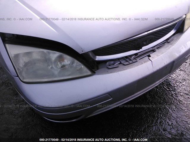 1FAFP34N87W112006 - 2007 FORD FOCUS ZX4/S/SE/SES SILVER photo 6