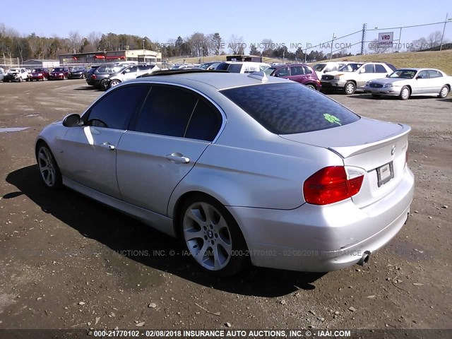 WBAVB73528VH24321 - 2008 BMW 335 I SILVER photo 3