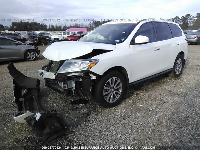 5N1AR2MN4EC720947 - 2014 NISSAN PATHFINDER S/SV/SL/PLATINUM 白色 照片 2