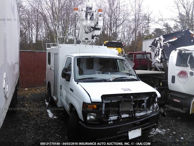 1FDWE3FS2GDC49419 - 2016 FORD E350 E350 SUPER DUTY CTWAY VAN WHITE photo 1