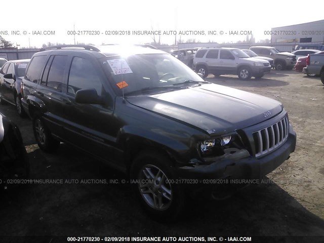 1J4GW48S54C191438 - 2004 JEEP GRAND CHEROKEE LAREDO/COLUMBIA/FREEDOM 绿色 照片 1