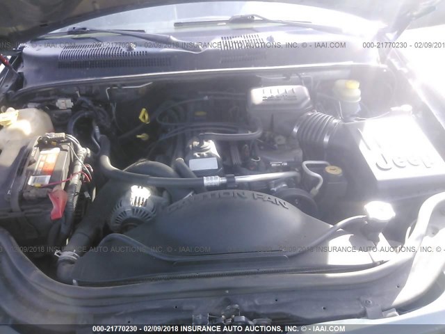 1J4GW48S54C191438 - 2004 JEEP GRAND CHEROKEE LAREDO/COLUMBIA/FREEDOM 绿色 照片 10