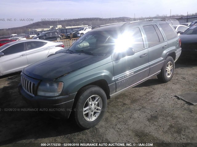 1J4GW48S54C191438 - 2004 JEEP GRAND CHEROKEE LAREDO/COLUMBIA/FREEDOM 绿色 照片 2