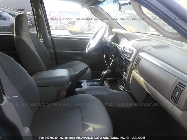 1J4GW48S54C191438 - 2004 JEEP GRAND CHEROKEE LAREDO/COLUMBIA/FREEDOM 绿色 照片 5