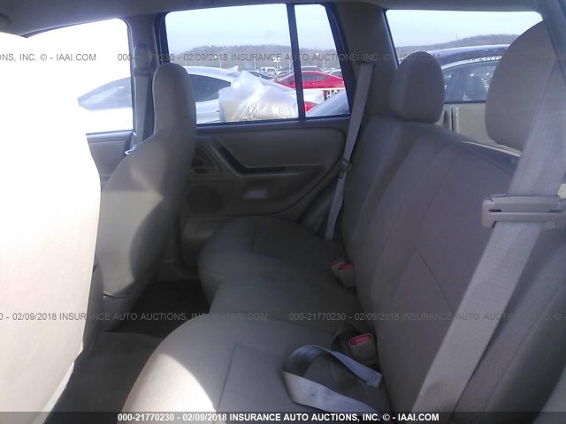 1J4GW48S54C191438 - 2004 JEEP GRAND CHEROKEE LAREDO/COLUMBIA/FREEDOM 绿色 照片 8