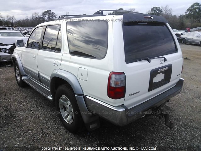 JT3GN87R5W0089287 - 1998 TOYOTA 4RUNNER LIMITED WHITE photo 3