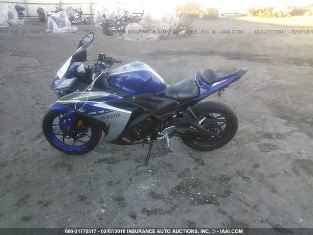 MH3RH06Y3FK005625 - 2015 YAMAHA YZFR3 BLUE photo 8