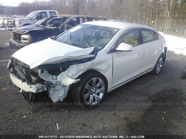 1G4GD5E38CF102128 - 2012 BUICK LACROSSE PREMIUM WHITE photo 2