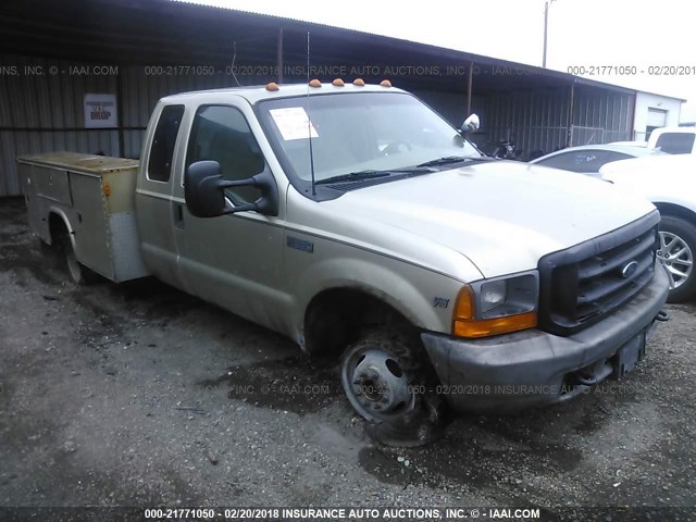 1FDWX36S21EA03708 - 2001 FORD F350 SUPER DUTY GOLD photo 1