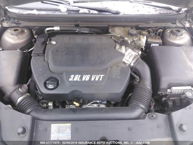 1G1ZK57798F162762 - 2008 CHEVROLET MALIBU LTZ 金色 照片 10