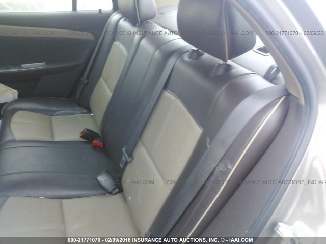 1G1ZK57798F162762 - 2008 CHEVROLET MALIBU LTZ 金色 照片 8