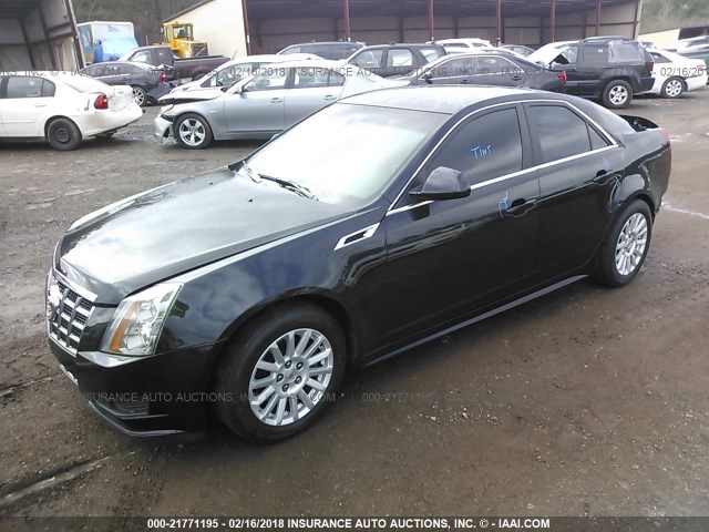 1G6DE5E56D0142835 - 2013 CADILLAC CTS LUXURY COLLECTION BLACK photo 2