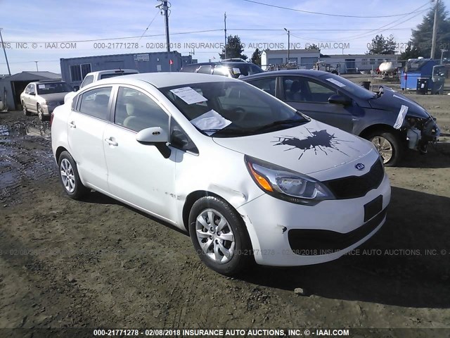 KNADM4A38C6045918 - 2012 KIA RIO LX Սպիտակ լուսանկար 1