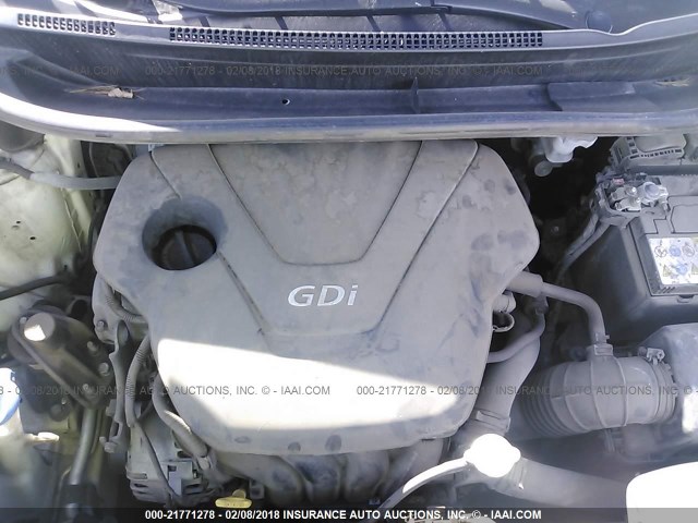 KNADM4A38C6045918 - 2012 KIA RIO LX Սպիտակ լուսանկար 10