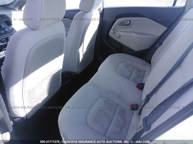 KNADM4A38C6045918 - 2012 KIA RIO LX Սպիտակ լուսանկար 8