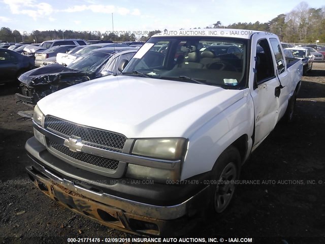 1GCEC19X25Z261359 - 2005 CHEVROLET SILVERADO C1500 WHITE photo 6