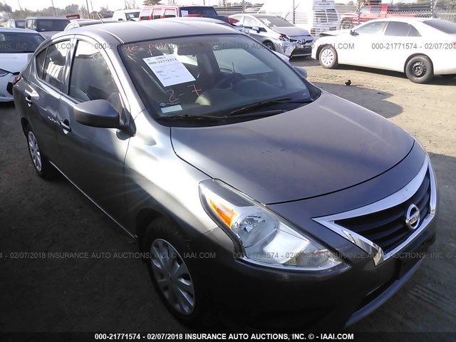 3N1CN7APXHL888471 - 2017 NISSAN VERSA S/S PLUS/SV/SL GRAY photo 1