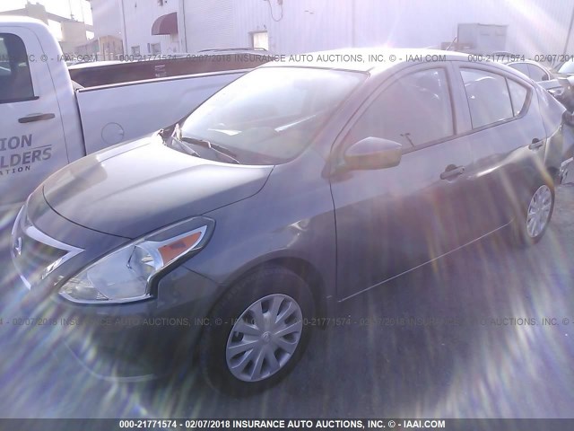 3N1CN7APXHL888471 - 2017 NISSAN VERSA S/S PLUS/SV/SL GRAY photo 2