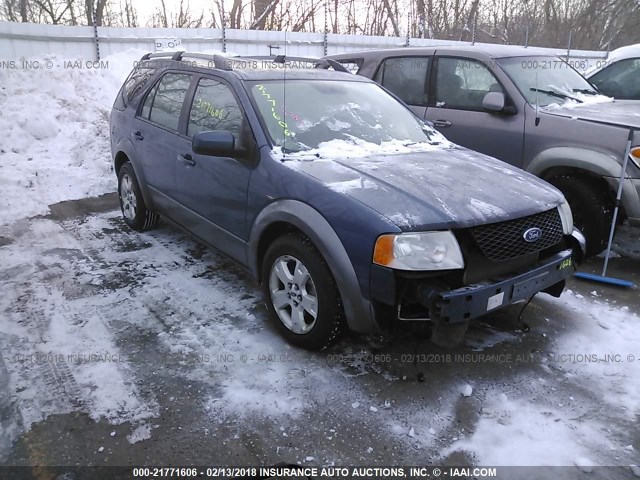 1FMZK05135GA30395 - 2005 FORD FREESTYLE SEL BLUE photo 1