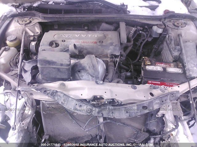 4T1BE46K37U644441 - 2007 TOYOTA CAMRY NEW GENERAT CE/LE/XLE/SE GOLD photo 10