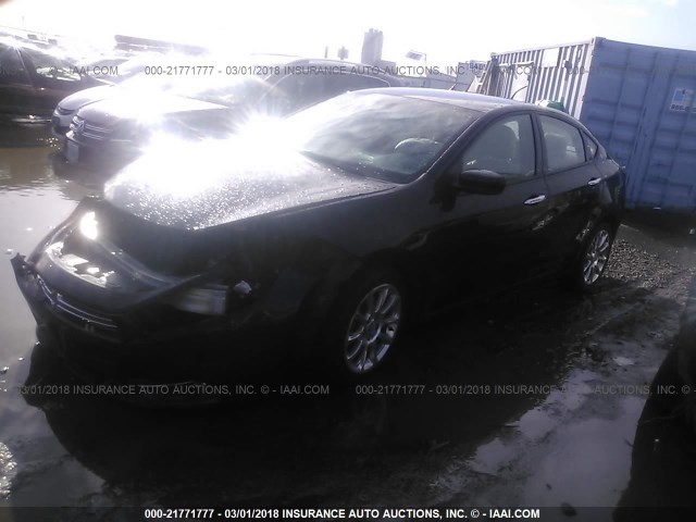 1C3CDFCH9DD224795 - 2013 DODGE DART LIMITED/R/T BLACK photo 2