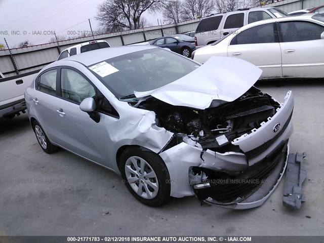 KNADM4A37H6026879 - 2017 KIA RIO LX Արծաթագույն լուսանկար 1