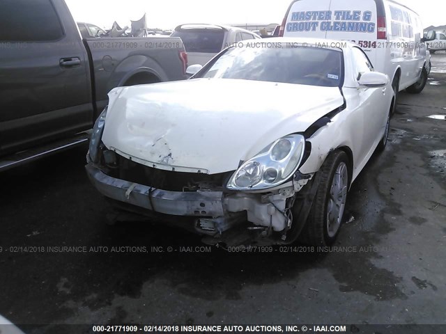 JTHFN48Y320024050 - 2002 LEXUS SC 430 WHITE photo 6