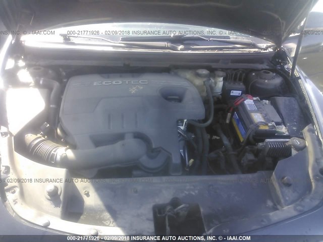 1G1ZC5E19BF130977 - 2011 CHEVROLET MALIBU 1LT 黑色 照片 10