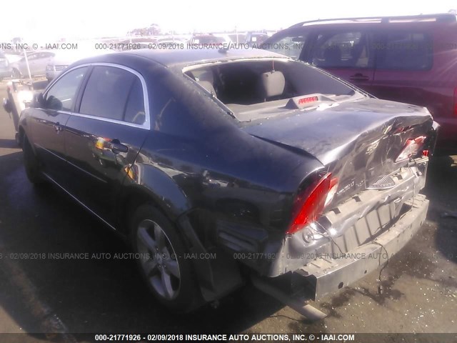 1G1ZC5E19BF130977 - 2011 CHEVROLET MALIBU 1LT 黑色 照片 3