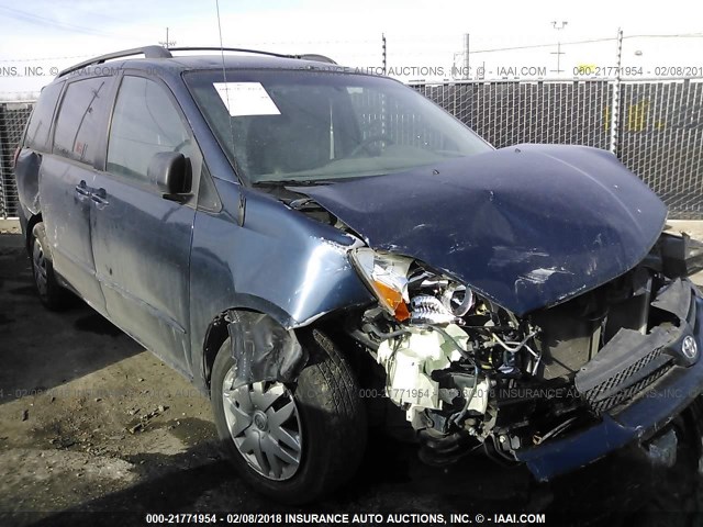 5TDZA23C75S365740 - 2005 TOYOTA SIENNA CE/LE Dark Blue photo 1