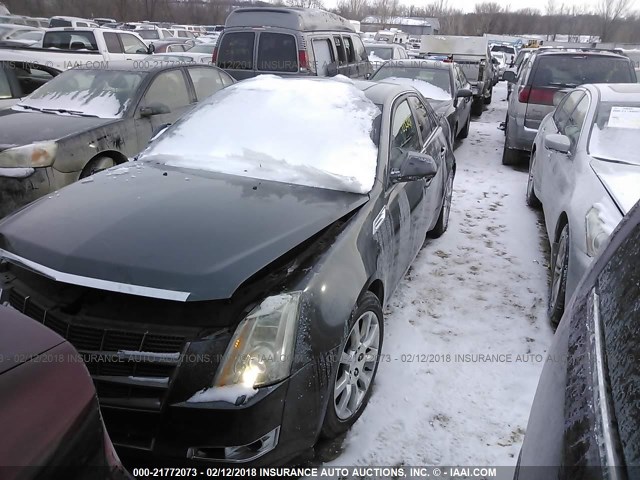 1G6DT57VX80184935 - 2008 CADILLAC CTS HI FEATURE V6 GRAY photo 2