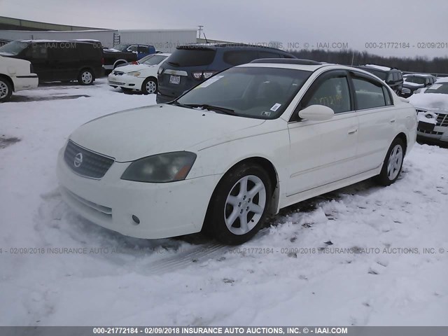 1N4BL11D65C394302 - 2005 NISSAN ALTIMA SE/SL/SE-R WHITE photo 2