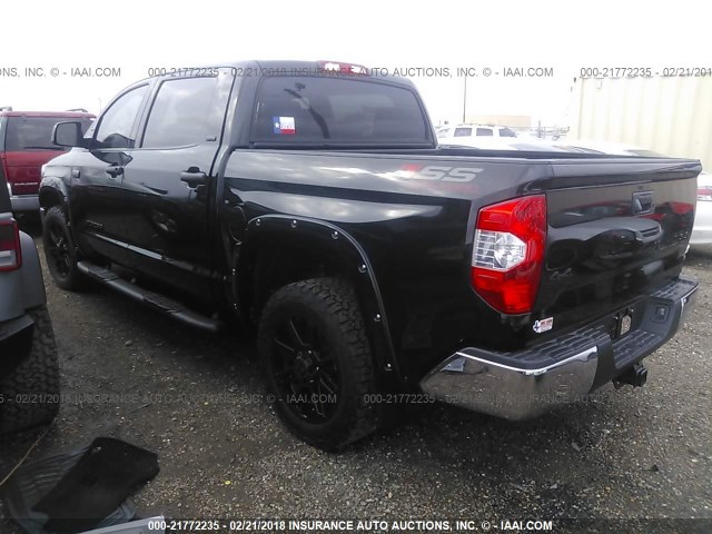 5TFDW5F16JX685644 - 2018 TOYOTA TUNDRA CREWMAX SR5 BLACK photo 3