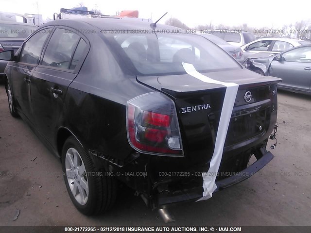 3N1AB6AP7CL730138 - 2012 NISSAN SENTRA 2.0/2.0S/SR/2.0SL BLACK photo 6