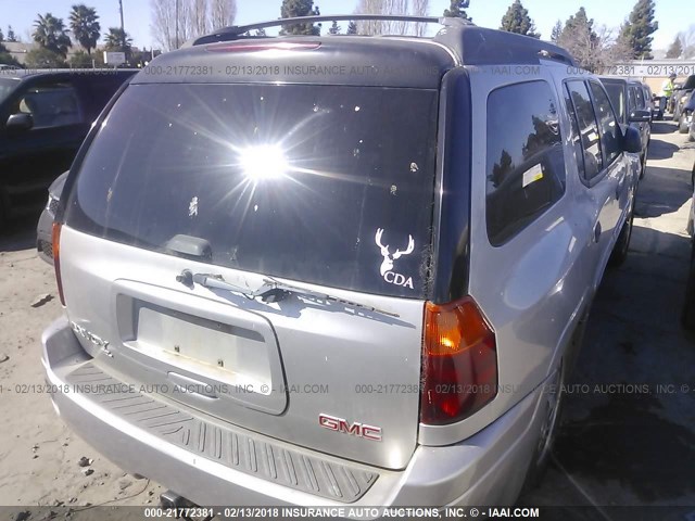 1GKET16S956110503 - 2005 GMC ENVOY XL GRAY photo 4