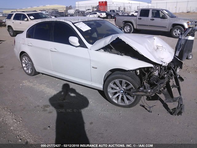 WBAPH5C55BA448479 - 2011 BMW 328 I SULEV WHITE photo 1