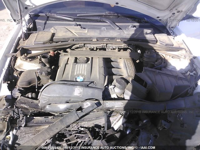WBAPH5C55BA448479 - 2011 BMW 328 I SULEV WHITE photo 10