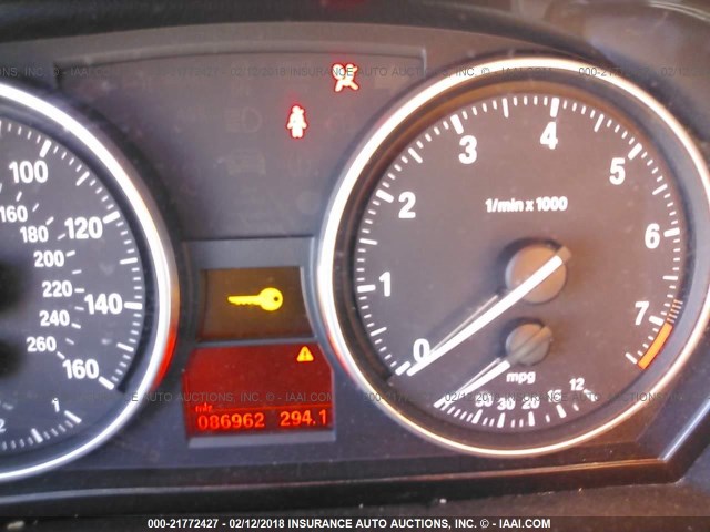 WBAPH5C55BA448479 - 2011 BMW 328 I SULEV WHITE photo 7