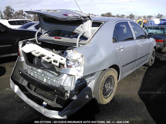 1NXBR32E96Z576482 - 2006 TOYOTA COROLLA CE/LE/S SILVER photo 4