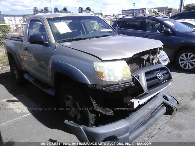 5TENX62N55Z070842 - 2005 TOYOTA TACOMA PRERUNNER GOLD photo 1