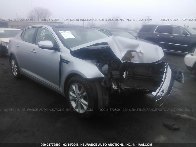 5XXGN4A77CG005685 - 2012 KIA OPTIMA EX SILVER photo 1