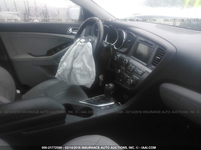 5XXGN4A77CG005685 - 2012 KIA OPTIMA EX SILVER photo 5