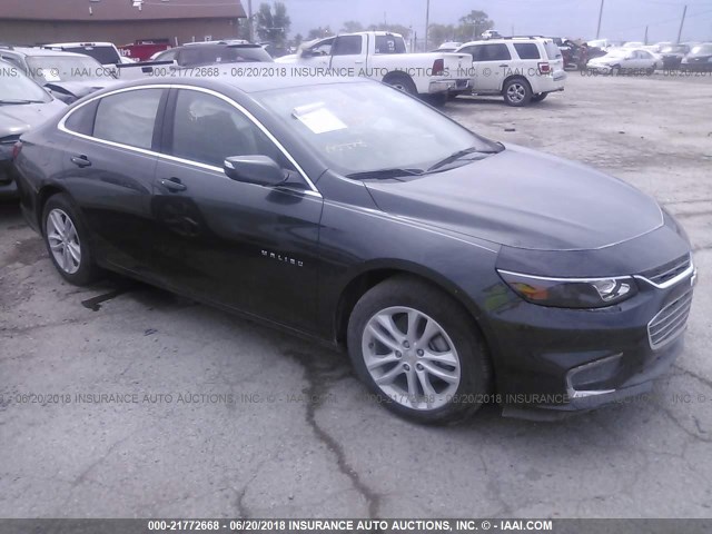 1G1ZE5ST3HF192707 - 2017 CHEVROLET MALIBU LT GRAY photo 1